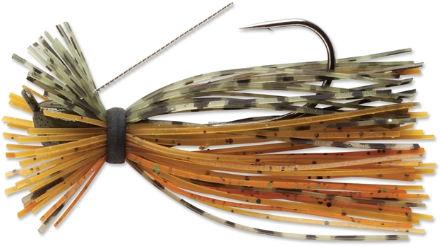 Picture of Terminator Lures Finesse Jig, Sinking, 3/16 Oz, Green Pumpkin Orange