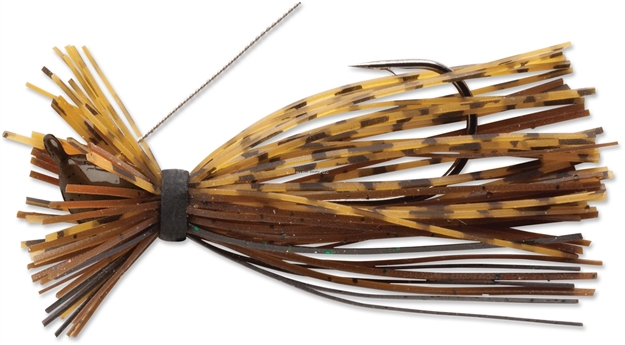 Picture of Terminator Lures Finesse Jig, Sinking, 3/16 Oz, Pumpkin Brown Black