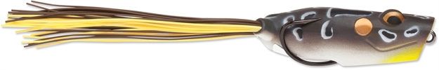 Picture of Terminator Lures Popping Frog 2.5, Brown Leopard, 2-1/2", 9/16 OZ