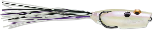 Picture of Terminator Lures Popping Frog 2.5 Ghost Pearl  2-1/2" 9/16 Oz.