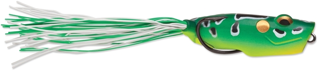 Picture of Terminator Lures Popping Frog 2.5 Green Leopard  2-1/2" 9/16 Oz.