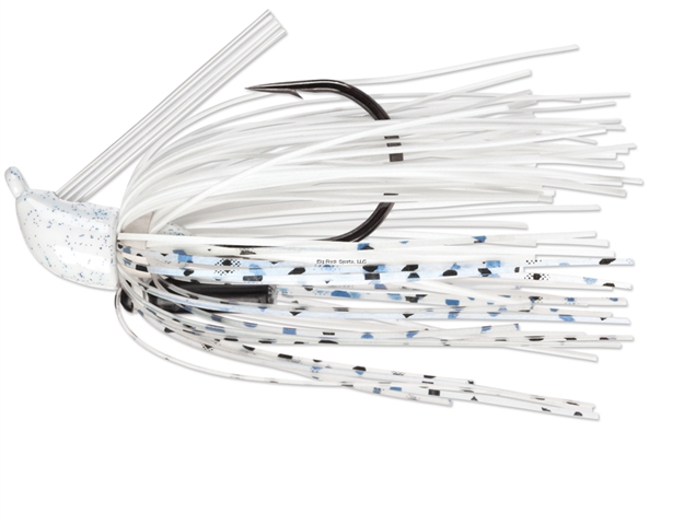 Picture of Terminator Lures Pro's Jig, 1 Oz., Silcon Skirt, Brush Guard, Glimmer Blue Shad