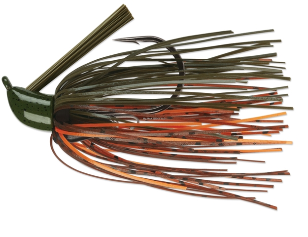 Picture of Terminator Lures Pro's Jig, 3/4 Oz., Silcon Skirt, Brush Guard, Bama Craw