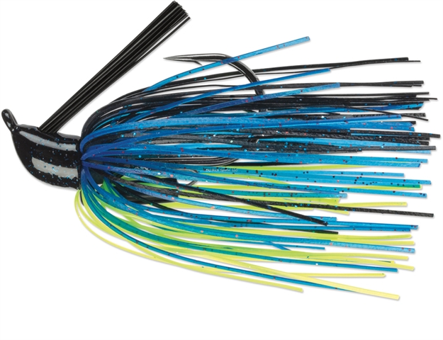 Picture of Terminator Lures Pro's Jig, 3/4 Oz., Silcon Skirt, Brush Guard, Over Dose