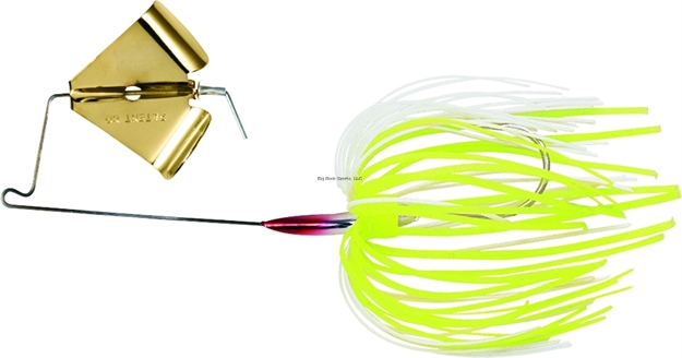 Picture of Terminator Lures Super Stainless Buzzbait, 1/2 Oz, Chartreuse White Shad, Gold Blade