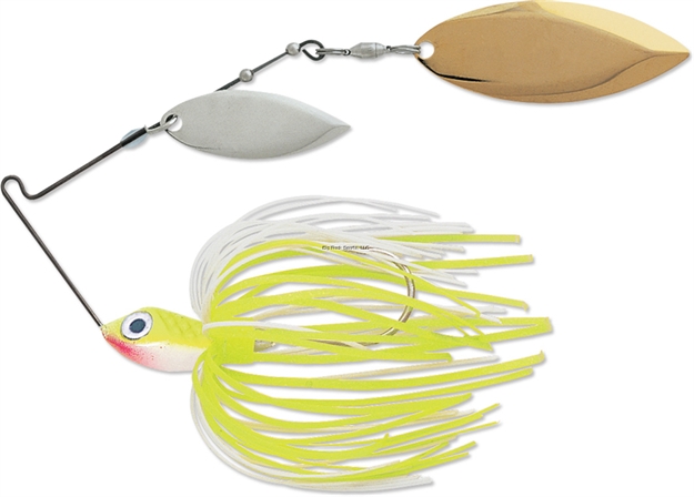 Picture of Terminator Lures Super Stainless Spinnerbait, 1/2 Oz, Chartreuse White Shad, Gold/Nickel Willow Blade