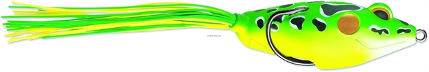 Picture of Terminator Lures Walking Frog, 3", 11/16 Oz, Lime Leopard, Floating