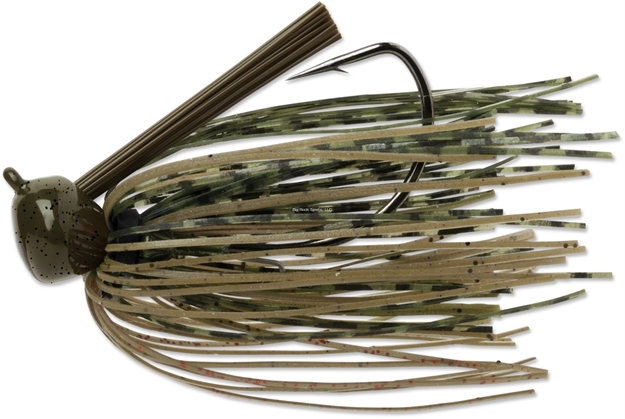 Picture of Terminator Lures Weedless Football Jig , Sinking, 3/4 Oz, Green Pumpkin