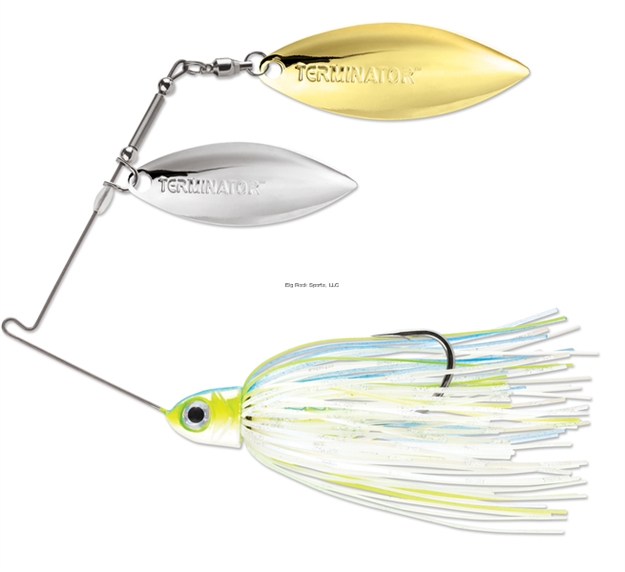 Picture of Terminator Pro Series Spinnerbait, 1/2Oz, Double Willow, Nickel & Gold, Nashville Sexy, 1 PK