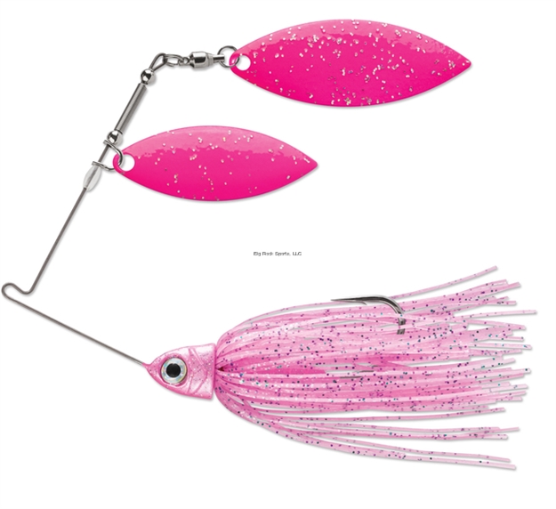 Picture of Terminator Pro Series Spinnerbait, 1/2Oz, Double Willow, Pink & Pink, D-Pink, 1 PK