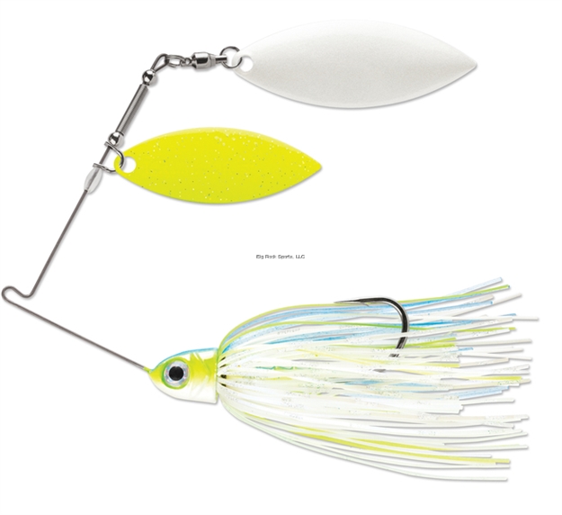 Picture of Terminator Pro Series Spinnerbait, 3/8Oz, Double Willow, White & Chartreuse, Nashville Sexy, 1 PK