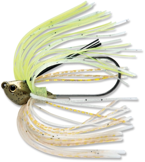 Picture of Terminator Lures Swim Jig, Sinking,  3/8 Oz, Yellow Perch