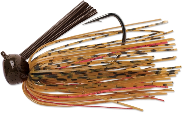 Picture of Terminator Lures Weedless Football Jig , Sinking, 1/2 Oz, Peanut Butter Jelly