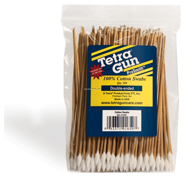 Picture of Tetra Tapared Tip Swabs, 200 Count, Pointed Swab AT One End