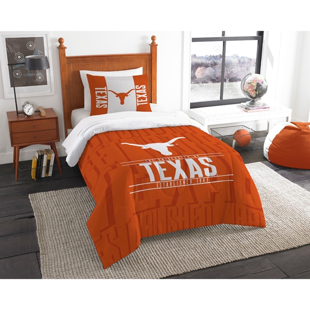 Picture of Texas Longhorns Twin Comforter Set