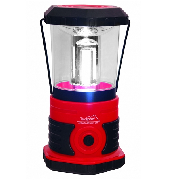 Picture of Texsport 600 Lumen Led Camp Lantern - Black/Red
