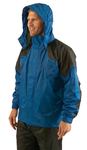 Picture of Texsport Amr.Clipper Deluxe Rain Jackets LG Naut. Blue/Black
