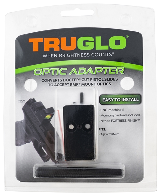 Picture of  Truglo Tg-Tg8952c Red Dot Sight Adapter Rmr Mount Aluminum Nitride Fortress Trijicon 788130031902