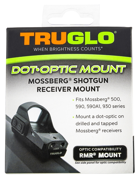 Picture of  Truglo Tgtg8955m2 Shotgun Receiver Mount  Black Mossberg Trijicon Rmr 788130030523