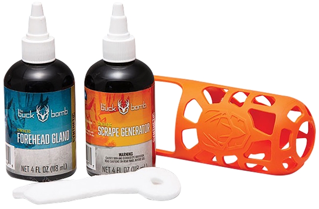 Picture of  The Buck Bomb Hsbb200069 Buck Bomb Scrape Kit Plus 4Oz Liquid