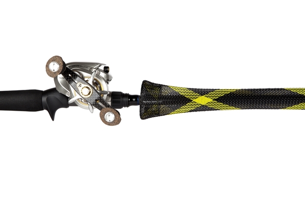 Picture of The Rod Glove Casting Rod Glove, 5.25' TO 7'6, Yellow Spyder