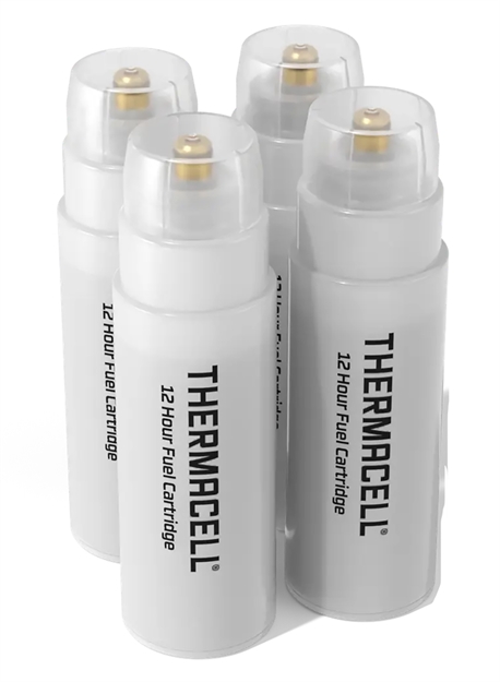Picture of Thermacell C4 Repellent Refill  White Effective 15 FT Odorless Scent Fuel Cartridge Repels Mosquito Effective UP TO 48 Hrs 4 Per Pkg C-4