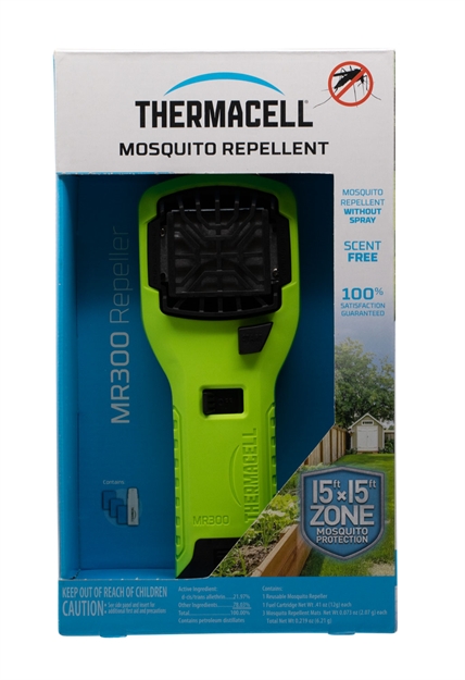 Picture of  Thermacell Mr300v Mr300 Portable Repeller Yellow Effective 15 FT Odorless Scent Repels Mosquito Effective UP TO 12 Hrs