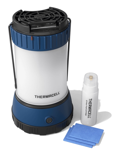 Picture of Thermacell Mrcle Scout Lantern Camp Blue Effective 15 FT Odorless Scent Repels Mosquito Effective UP TO 12 Hrs MR-CLE