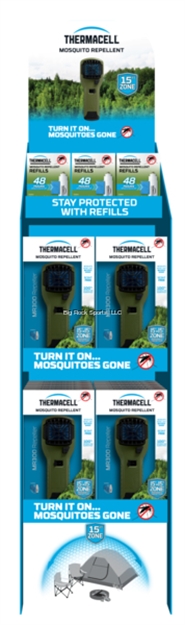 Picture of Thermacell Olive Portable Mosquito Repeller & Refill Floor Display (20Xmr300g, 12Xr4)