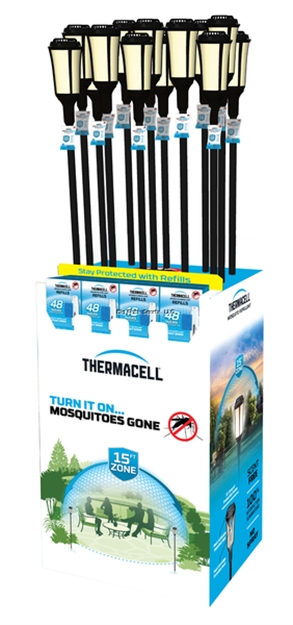 Picture of Thermacell Patio Shield Mosquito Repeller Torch & Refill Display