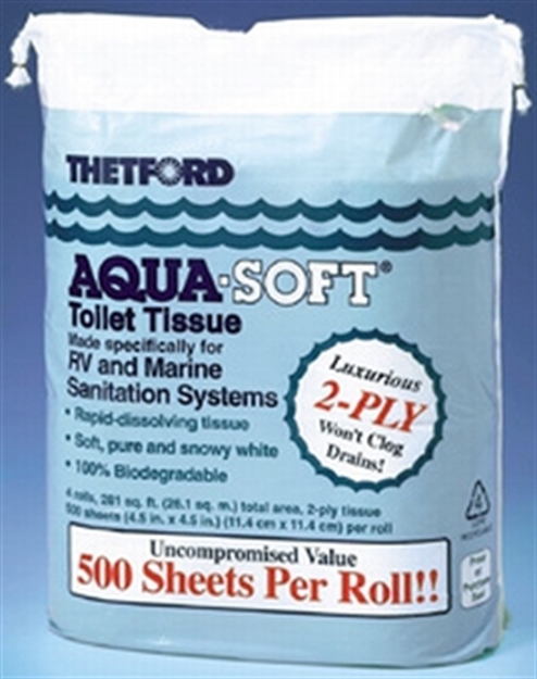 Picture of Thetford Tissues Aqua 4Rl/Pk