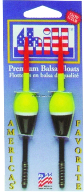 Picture of Thill Night'n Day Glow Float 1/2" Pencil 5-1/2" Spring Stained/Fl Top 2Pk