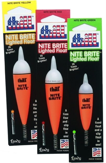 Picture of Thill Nite Brite Float 4" Yellow 1Cd