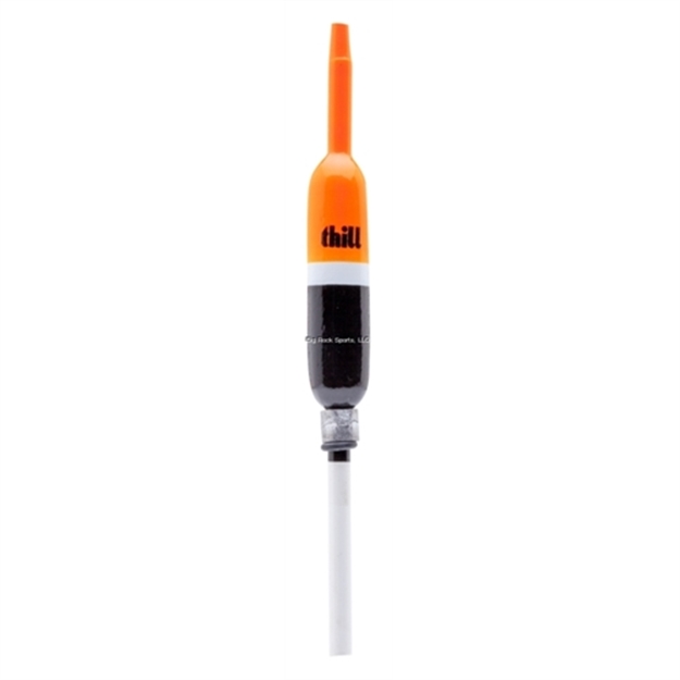 Picture of Thill Weighted Float W/Upc 1/2" Pencil 5" Tube Slip Black/Fluorescent Orange Top
