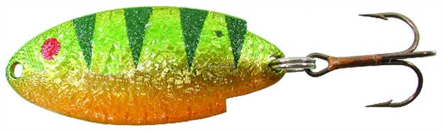 Picture of Thomas Buoyant Wobbler Casting/Trolling Spoon, 1 1/2", 1/6 Oz, Perch