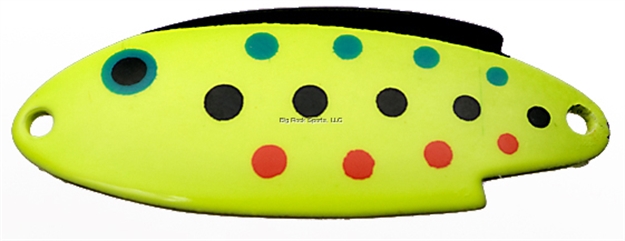Picture of Thomas Buoyant Wobbler Casting/Trolling Spoon, 1 3/4", 1/4 Oz, Chartreuse