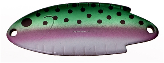 Picture of Thomas Buoyant Wobbler Casting/Trolling Spoon, 1 3/4", 1/4 Oz, Rainbow Trout