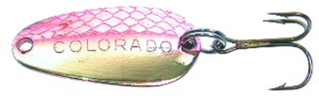 Picture of Thomas Colorado Wobbler Spoon, 1", 1/10 Oz, Copper/Gold