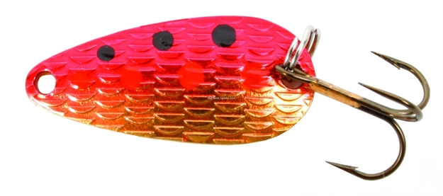 Picture of Thomas Cyclone Wobbler Casting/Trolling Spoon, 1 1/2", 1/6 Oz, Gold/Red