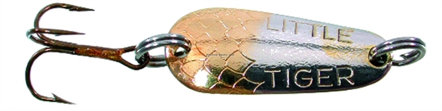 Picture of Thomas Little Tiger Spoon, 1", 1/8 Oz, Nickel/Gold