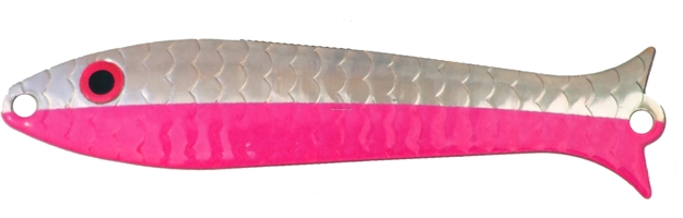 Picture of Thomas Speedy Shiner Trolling Spoon, 2 1/2", 1/6 Oz, Hot Pink/Silver