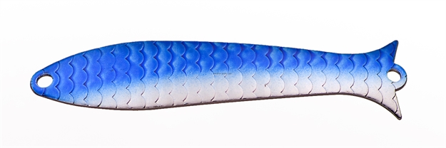 Picture of Thomas Speedy Shiner Trolling Spoon, 2 1/2", 1/6 Oz, Nickel/Blue