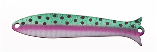Picture of Thomas Speedy Shiner Trolling Spoon, 2 1/2", 1/6 Oz, Rainbow Trout