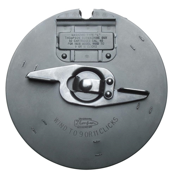 Picture of  Thompson T13kt A1  50Rd Drum 45 Acp Fit 1927-A1 Thompson Blued Steel