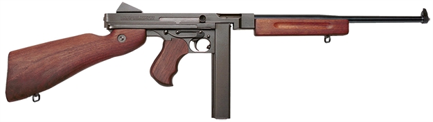 Picture of  Thompson Tm1c M1 Carbine Lightweight Carbine 45 Acp Caliber With 16.50" Barrel, 30+1 Capacity (Stick), Black Hard Coat Anodized Metal Finish, American Walnut Stock Wood Grip Right Hand