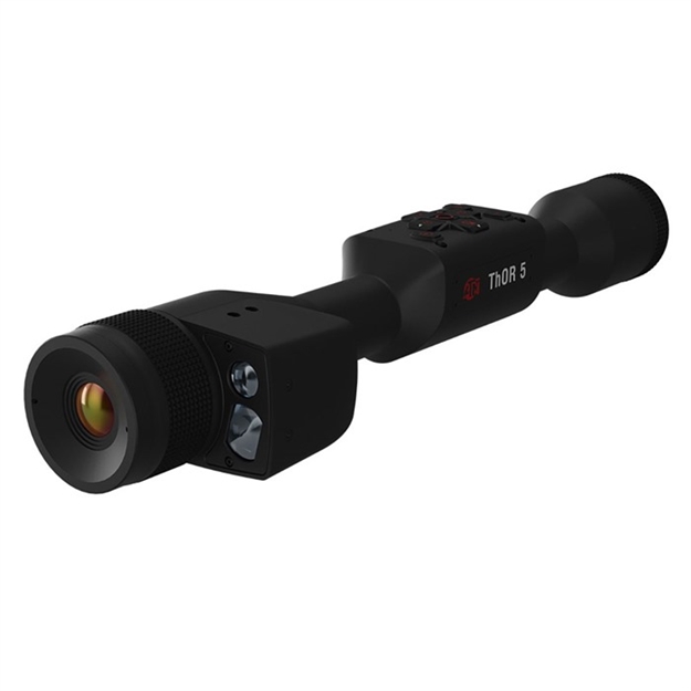 Picture of  Atn Tiwst5319lrf Thor 5 320 Lrf Thermal Rifle Scope Black Anodized 3-12X Smart Mil Dot Reticle, Zoom 320X240 12 Microns, 60 Fps Resolution
