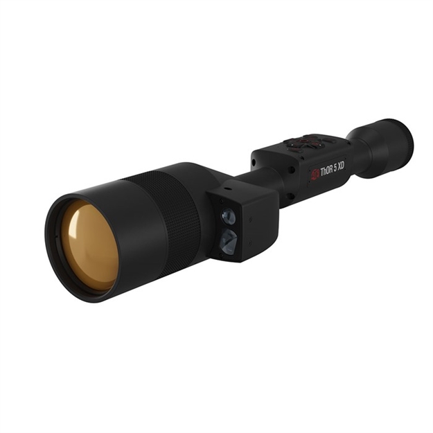 Picture of  Atn Tiwst51275lrf Thor 5 XD Lrf Thermal Rifle Scope Black Anodized 3-30X Smart Mil Dot Reticle, Zoom 1280X1024 12 Micron 60 Fps Resolution, Features Laser Rangefinder 658175123606