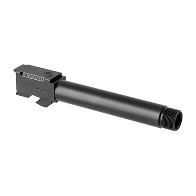Picture of Silencerco Ac863 Glock  45 Acp Compatible W/Glock 21 Gen3 5.30" Black Nitride Stainless Steel Threaded N/A 817272012019