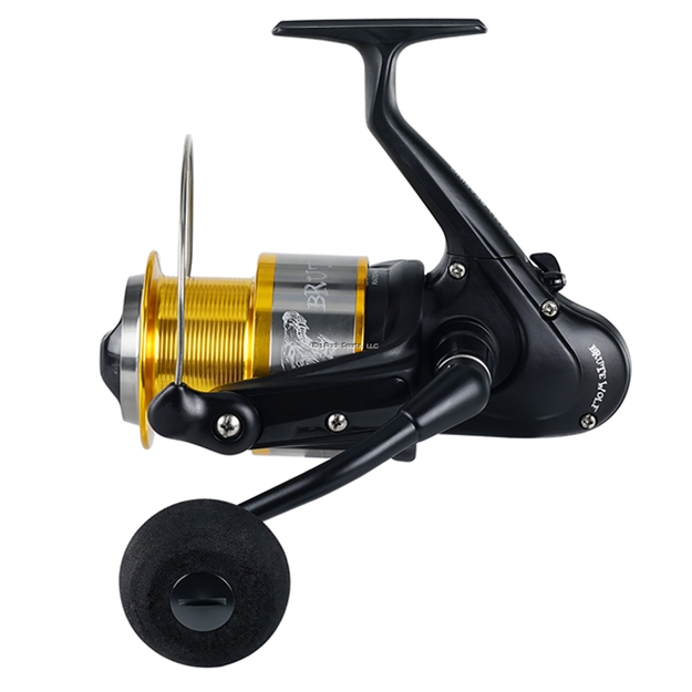 Picture of Tica Brute Wolf 6000 Spin Reel, 24.5 Oz.,4 Rust Resist Ball Bearing, 4.4:1,220Yd/20# Mono,Drag Power:22 Lb,Retrive:36.5 In.