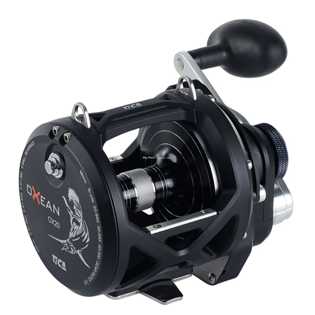 Picture of Tica Oxean Ox20 Right Handed Level Drag Trolling Reel, 3.8:1,31.2Oz.,6 Ball Bearing, Mono 940Yd/20#.Drag:24Lb.